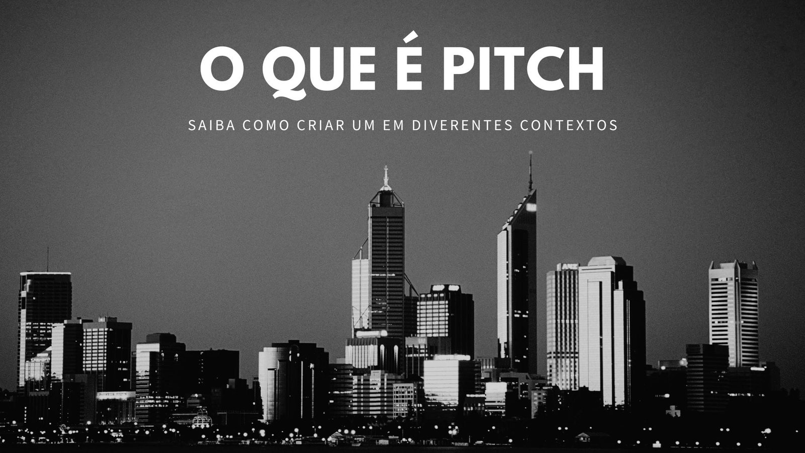 O que é pitch