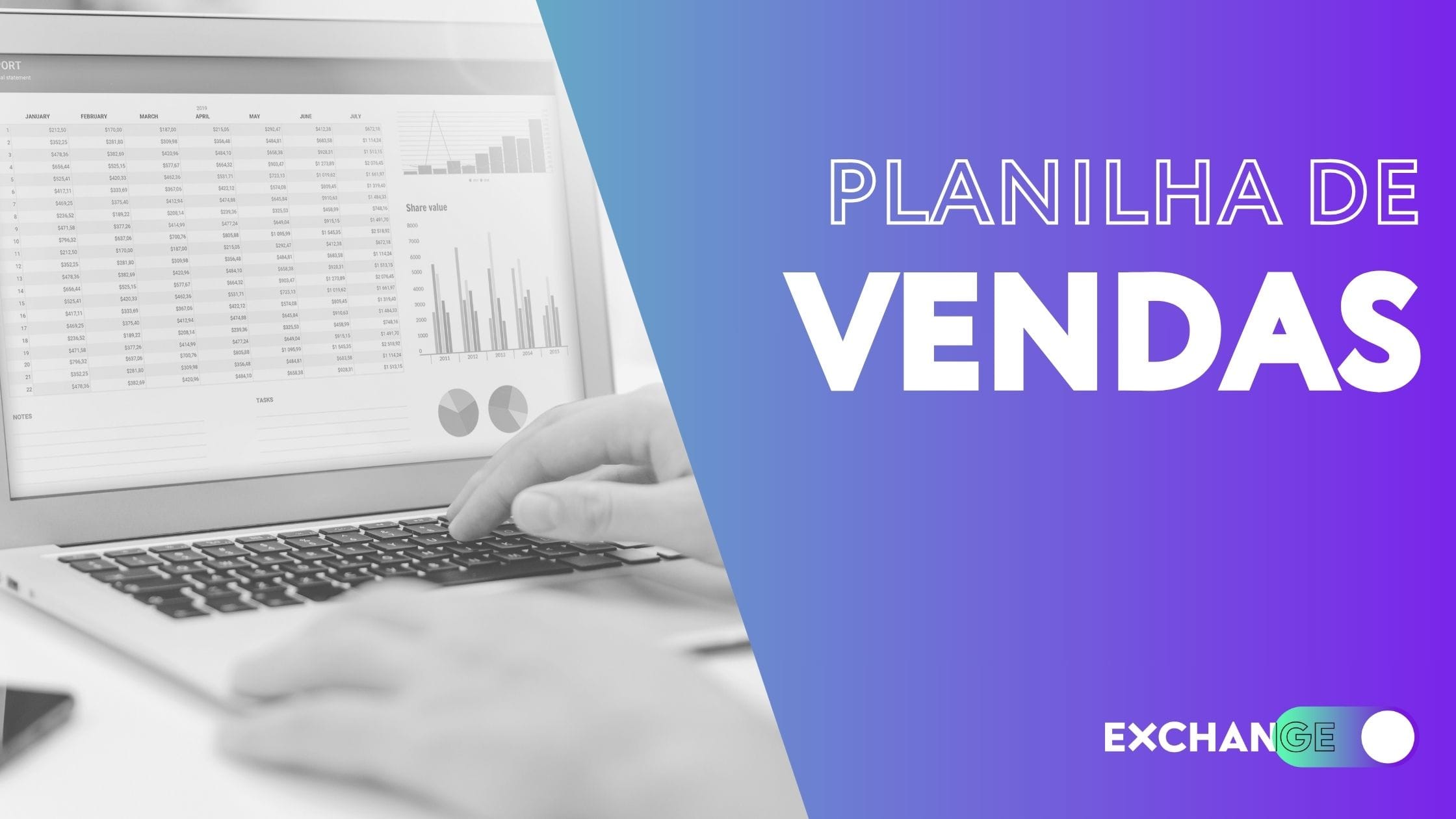 Planilha de vendas