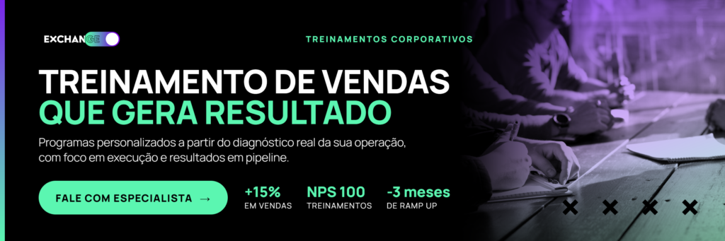 treinamento de vendas Escola Exchange